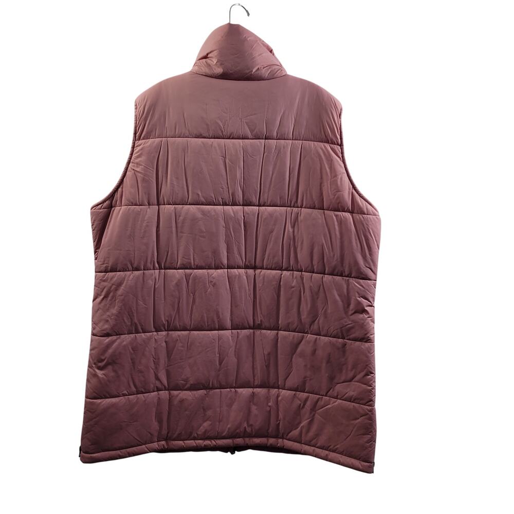 Ulla Popken Pink Long Puffer Vest Size 20/22 91625-Clo2 - Picture 5 of 6